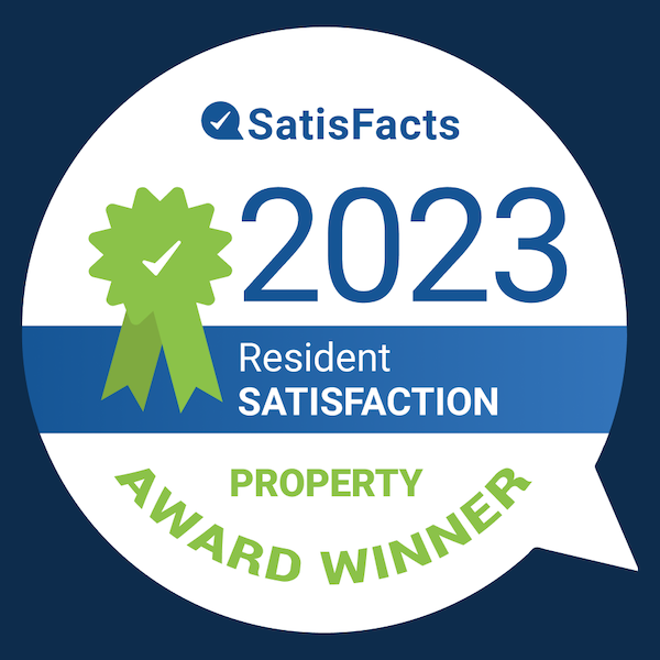 Satisfacts Award Winner 2019 - Resident Satisfaction Award